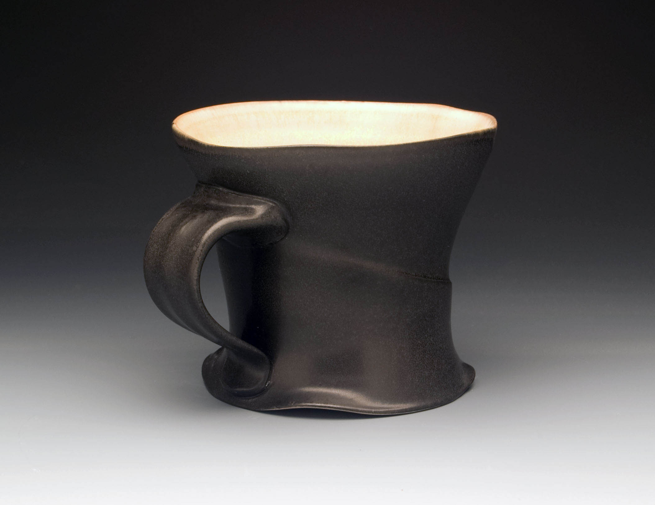 conner burns - black mug
