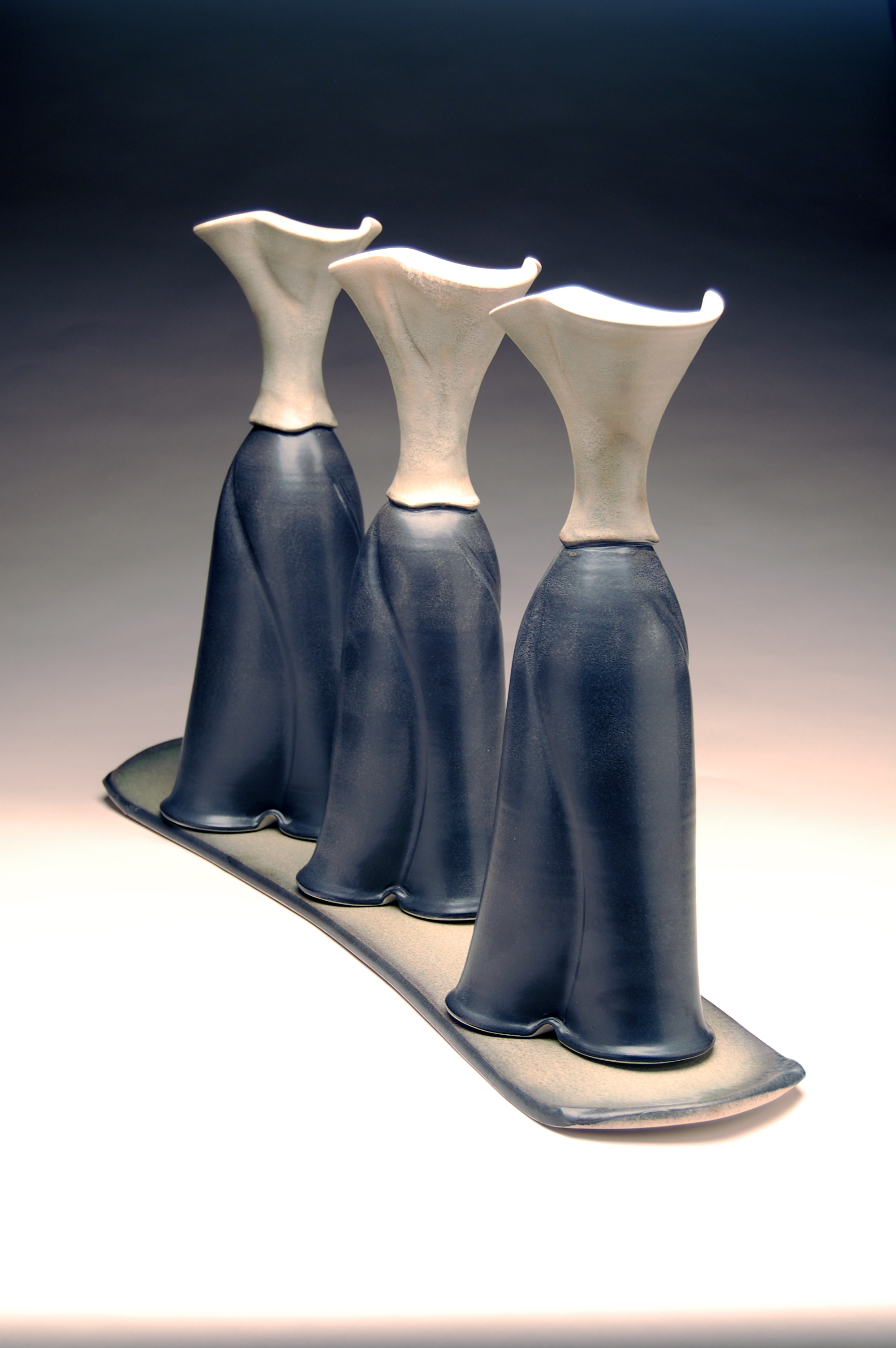 three sisters vase set