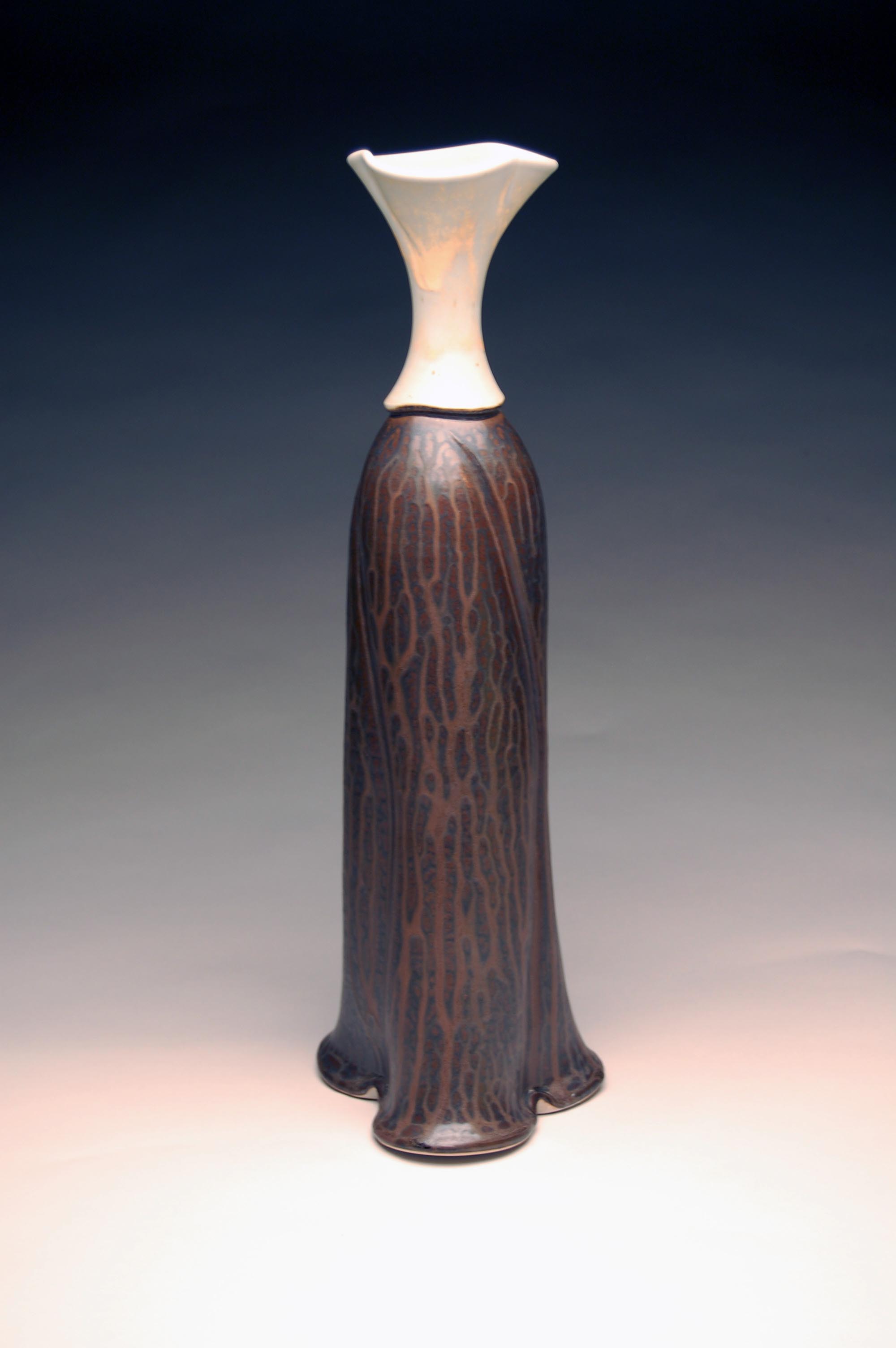 conner burns - tall lobed vase