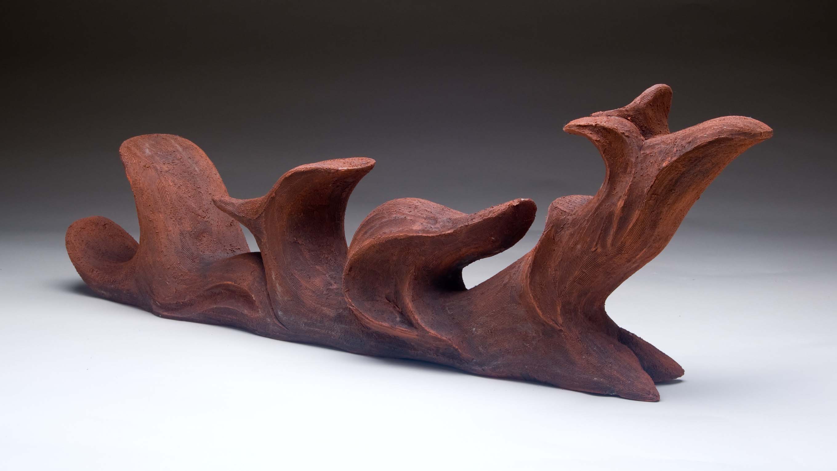 conner burns - transition 1 sculpture, terra cotta