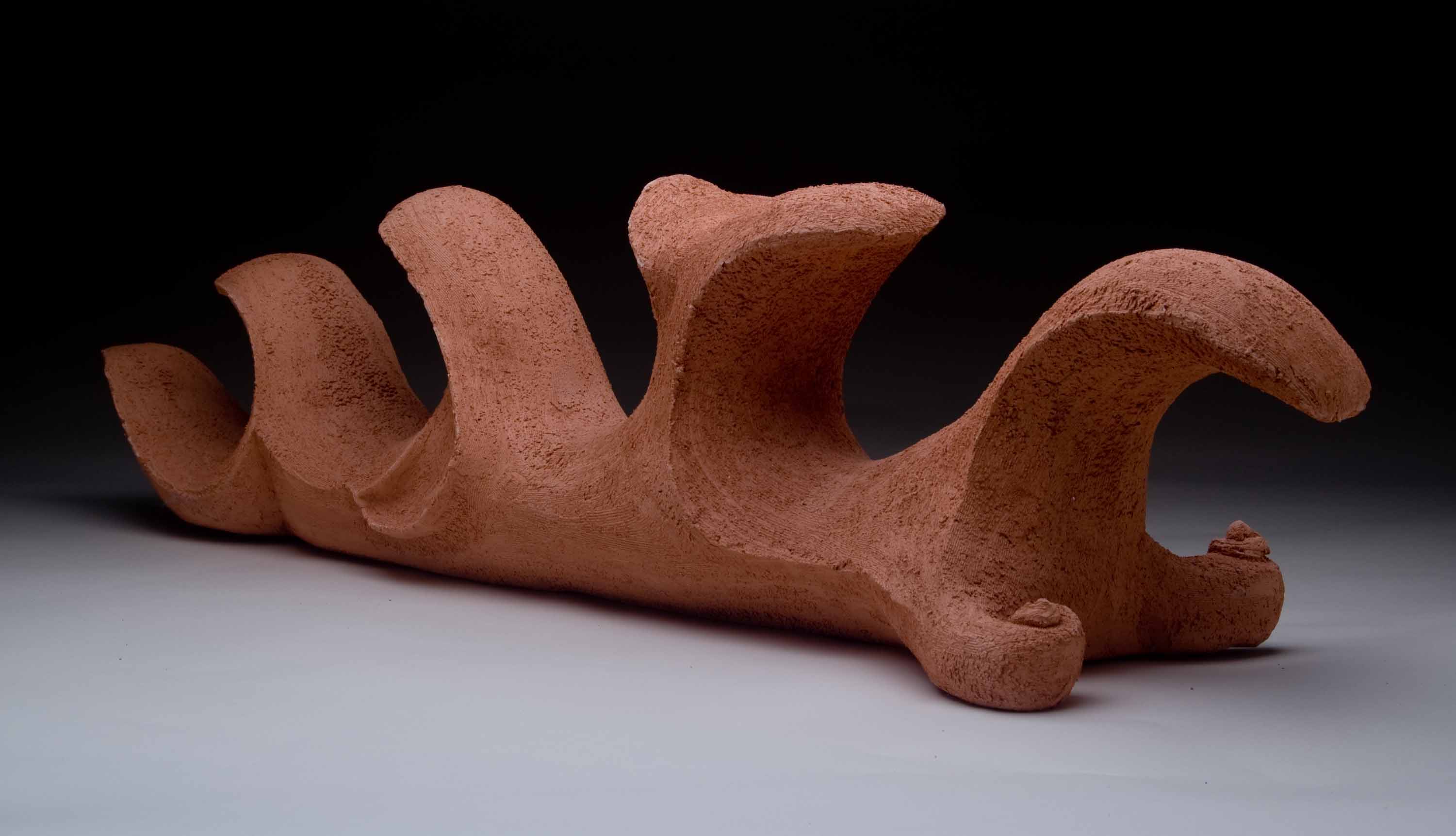 conner burns - transition 2 sculpture, terra cotta