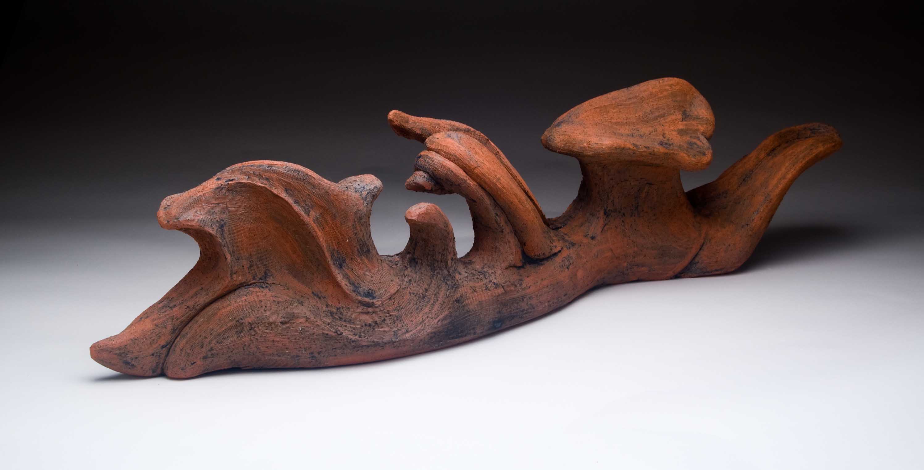 conner burns - transition 3 sculpture, terra cotta