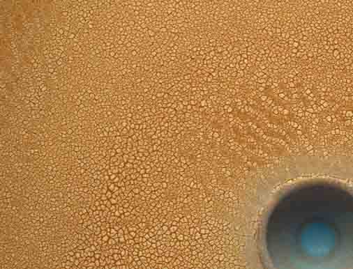 conner burns , detail of disc series, 2012