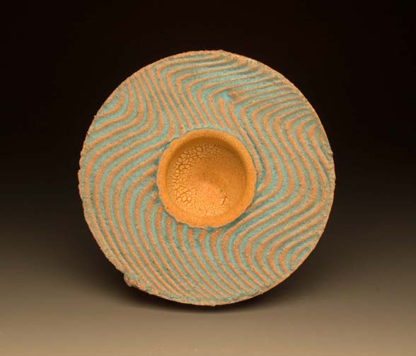 conner burns - small disc, turquoise, disc series 2013